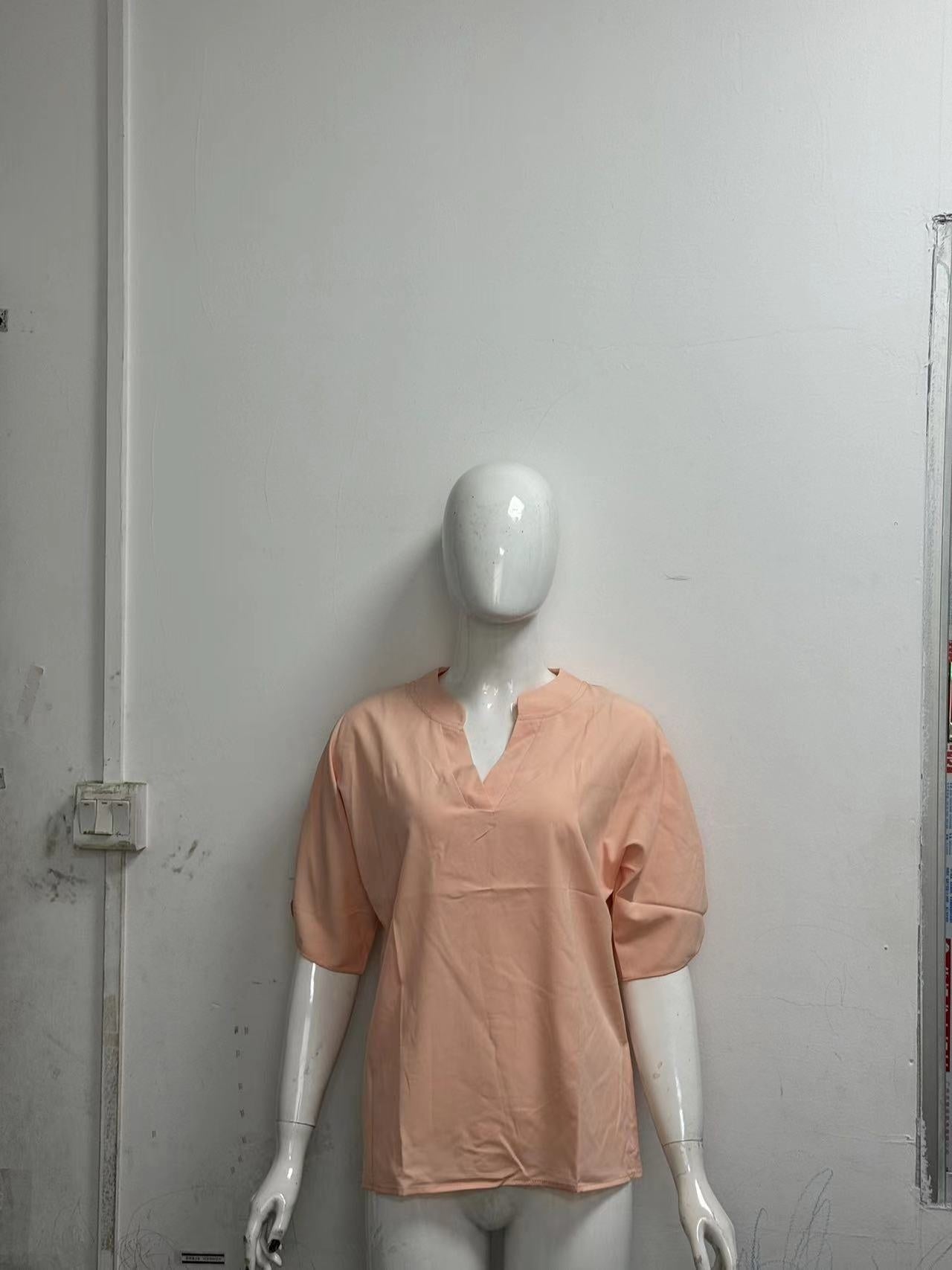 Blouse d'Été à Manches Courtes