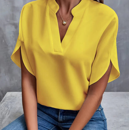 Blouse d'Été à Manches Courtes