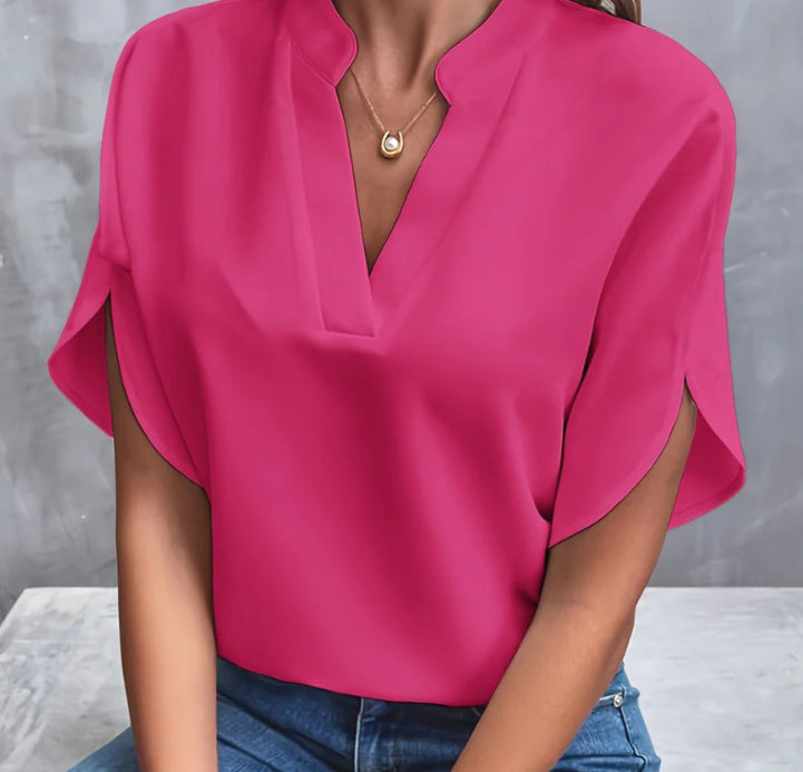 Blouse d'Été à Manches Courtes