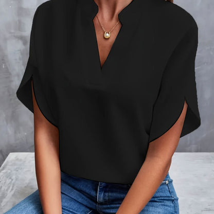 Blouse d'Été à Manches Courtes