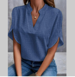 Blouse d'Été à Manches Courtes