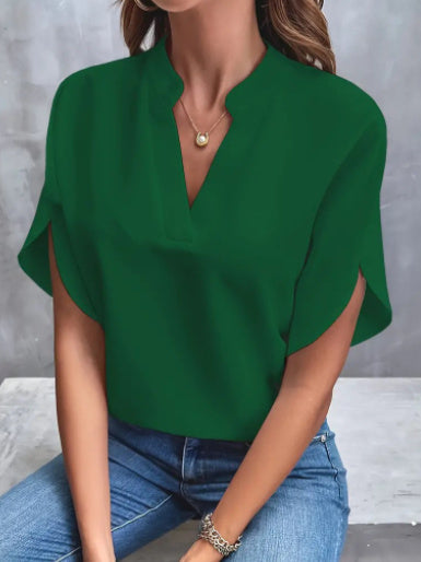 Blouse d'Été à Manches Courtes